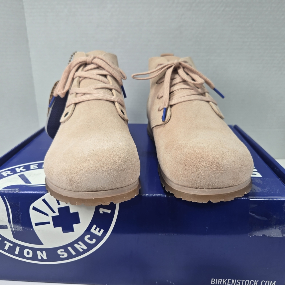 Birkenstock Women's Dundee Plus Rose Pink Suede Shoes Size EU 38 Narrow US 7-7.5 - Picture 3 of 10
